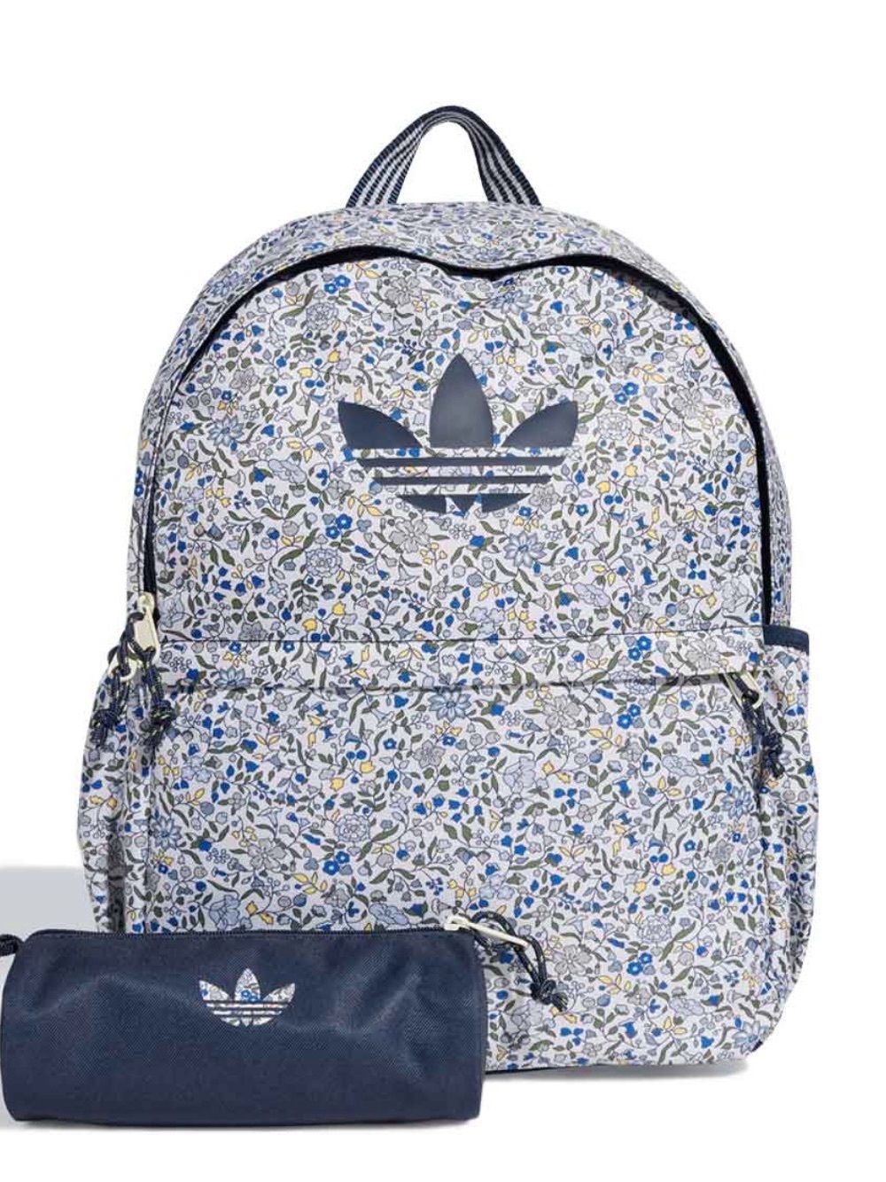 Adidas Floral Trefoil Backpack - Blue & White 892999